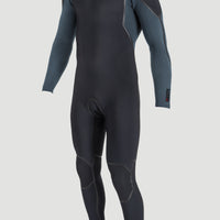 Hyperfreak Fire 5/4+mm Back Zip Full Wetsuit | BLACK/CADET BLUE