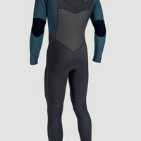 Psycho Tech 5/4mm Chest Zip Full Wetsuit | BLACK/CADET BLUE