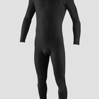 Hyperfreak Wind 4/3+ Chest Zip Full Wetsuit | BLACK/BLACK