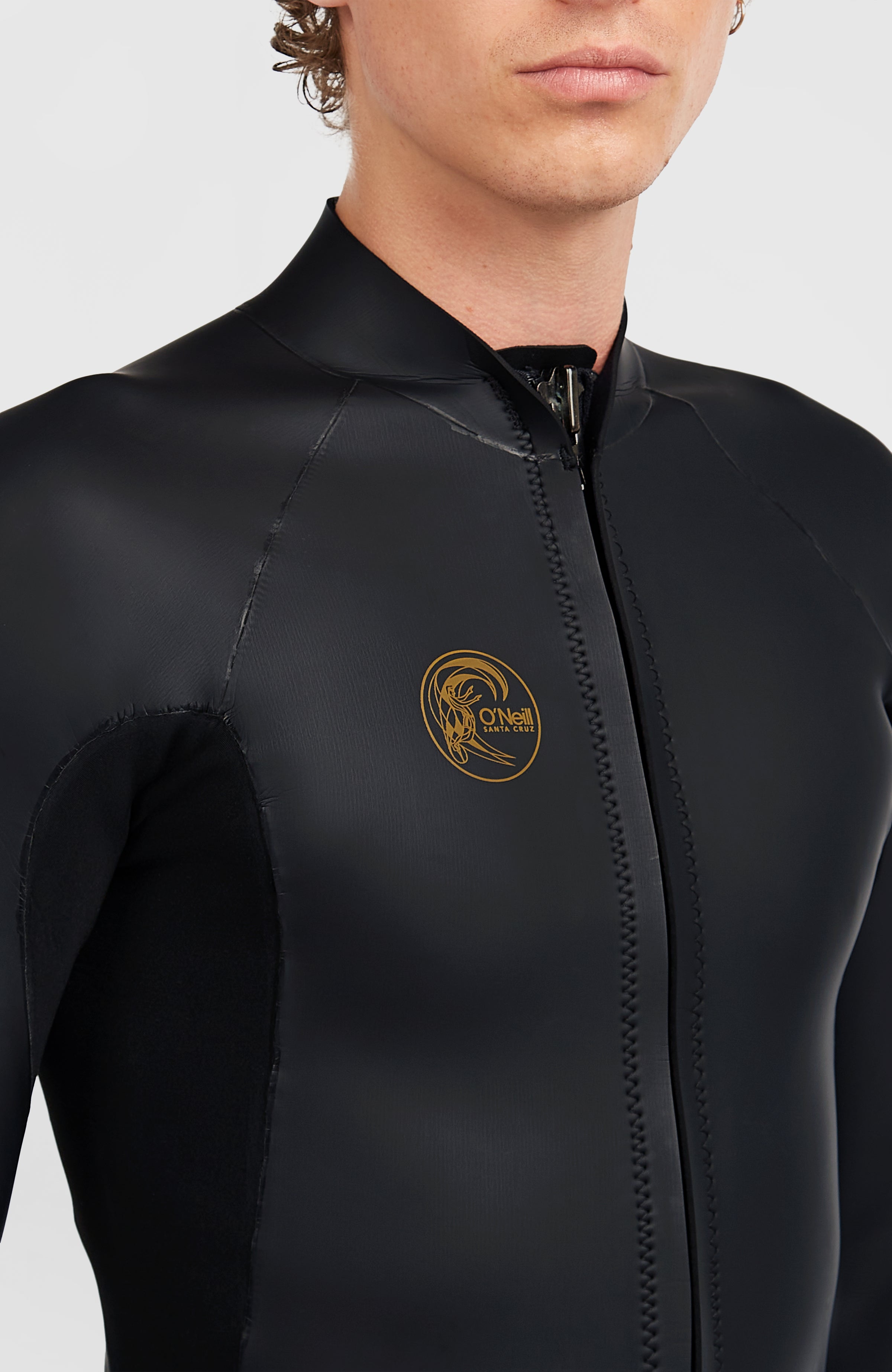 O'Riginals 2mm Beavertail Full Zip Wetsuit Jacket | BLACK/BLACK