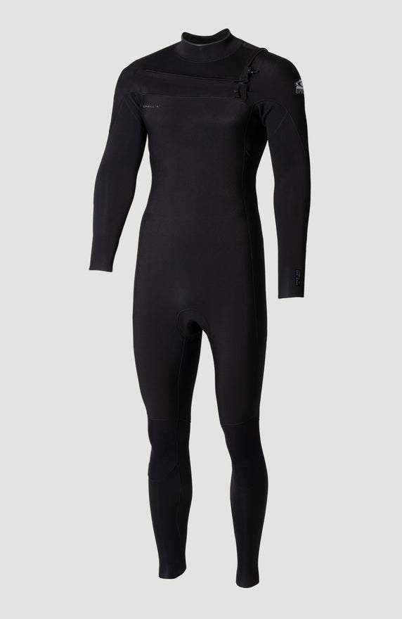 Hyperfreak Fire 5/4mm Chest Zip Full Wetsuit | BLACK/BLACK