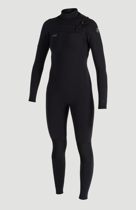 Hyperfreak Fire 5/4mm Chest Zip Full Wetsuit | BLACK/BLACK