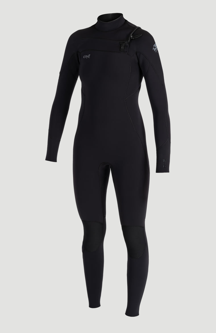 Epic 4/3mm Chest Zip Full Wetsuit | A05 BLK/BLK/BLK