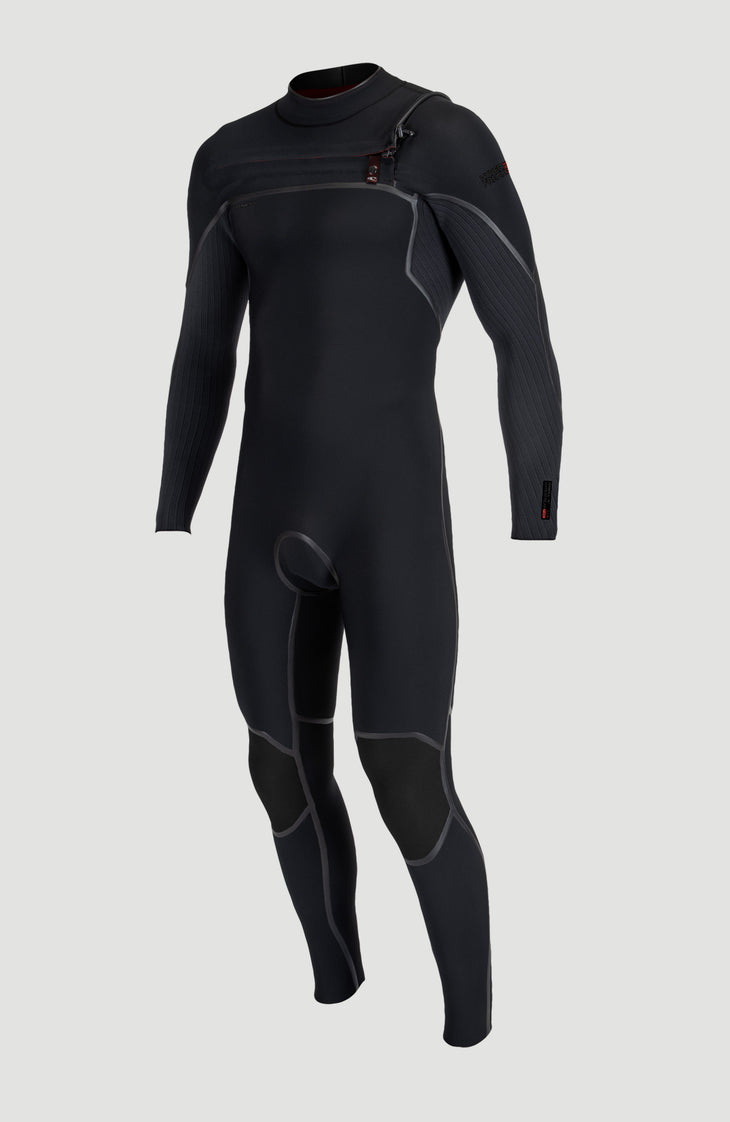Hyperfreak Fire Plus 3/2mm Chest Zip Full Wetsuit | BLACK/BLACK