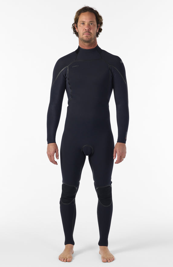 Hyperfreak Fire 5/4mm Chest Zip Full Wetsuit | BLACK/BLACK
