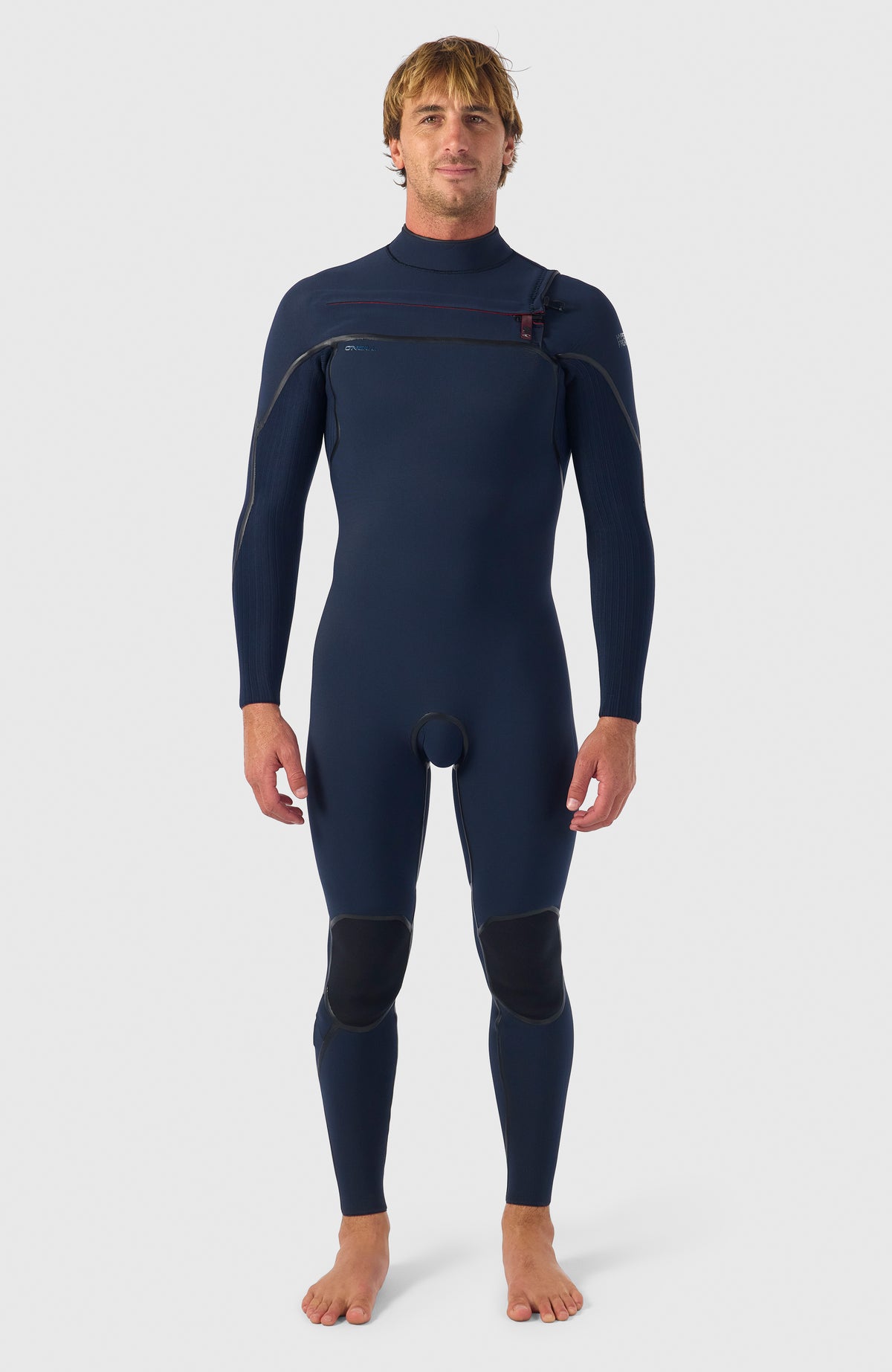 Hyperfreak Fire 5/4mm+ Chest Zip Full Wetsuit | BLACK/BLACK