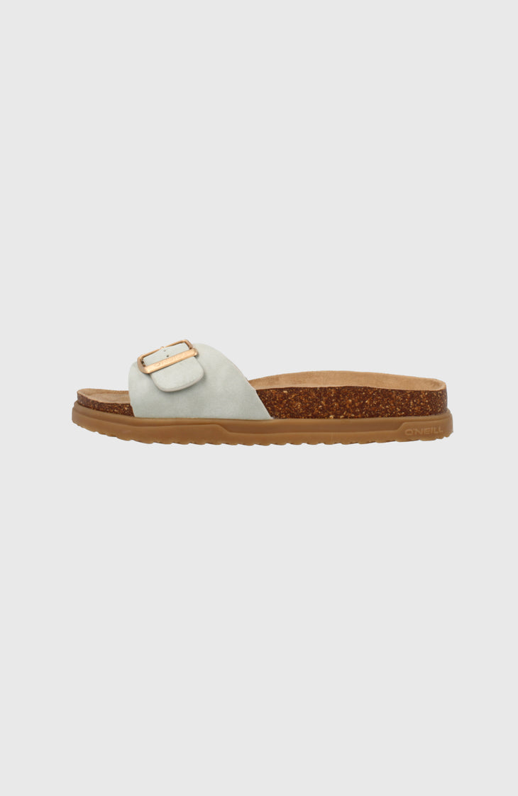 Solana Slider Sandals | FROSTY GREEN