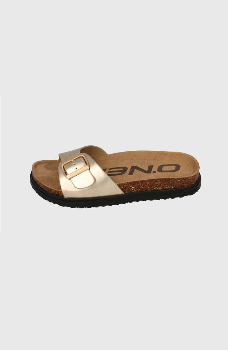 Solana Slider Sandals | GOLD