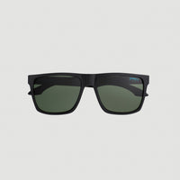 Blue Lyn Sunglasses | MATTE BLACK/ GREEN RETRO PRINT