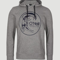 Circle Surfer Hoodie | Silver Melee -A