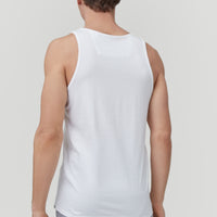 Triple Stack Tanktop | Powder White