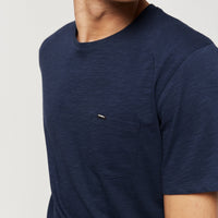 Jack's Base Regular Fit Crew T-Shirt | Ink Blue -A