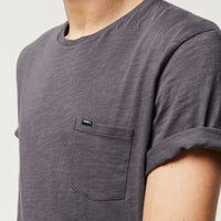 Jack's Base Regular Fit Crew T-Shirt | Asphalt - A