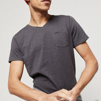 Jack's Base V-Neck T-Shirt | Asphalt - A