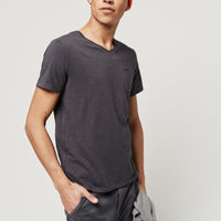 Jack's Base V-Neck T-Shirt | Asphalt - A