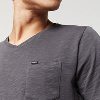 Jack's Base V-Neck T-Shirt | Asphalt - A