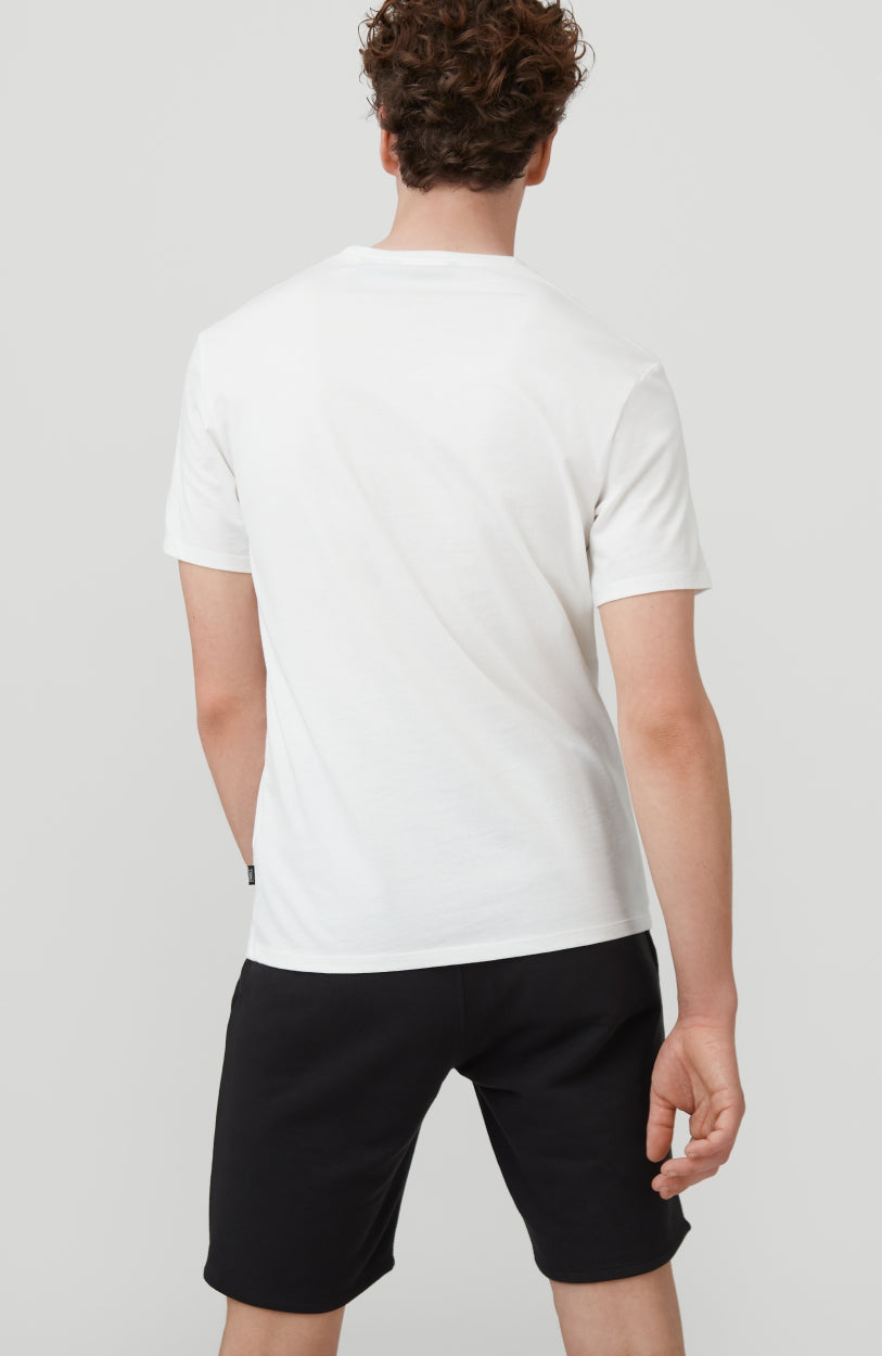 Triple Stack T-Shirt | Powder White