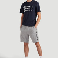 Triple Stack T-Shirt | Ink Blue -A