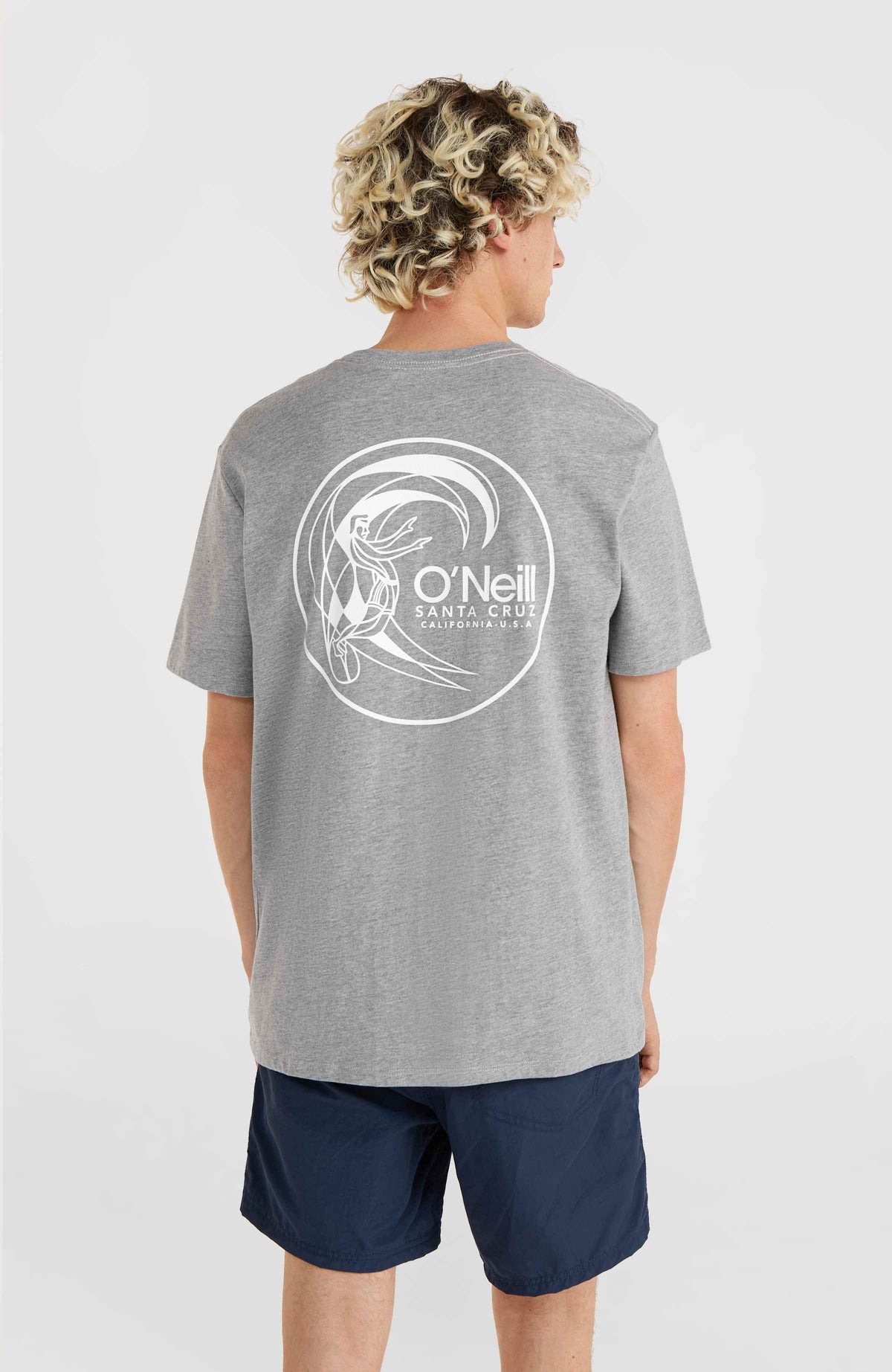 Circle Surfer T-Shirt | Silver Melee -A