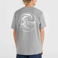 Circle Surfer T-Shirt | Silver Melee -A