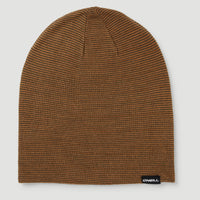 All Year Beanie | Rich Caramel Colour block