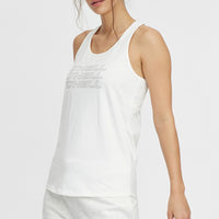 Triple Stack Racer Tanktop | Powder White