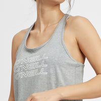 Triple Stack Racer Tanktop | Silver Melee -A