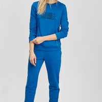 High-Waist Sweatpants | Ocean Blue