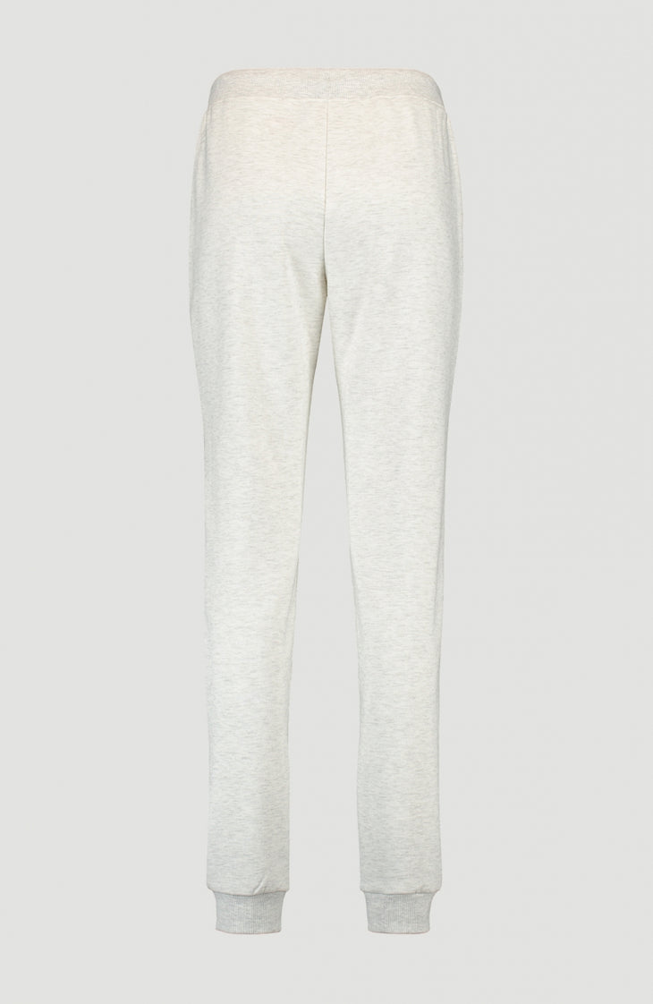 High-Waist Sweatpants | White Melee