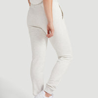 High-Waist Sweatpants | White Melee