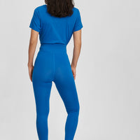 High Waist Legging | Ocean Blue