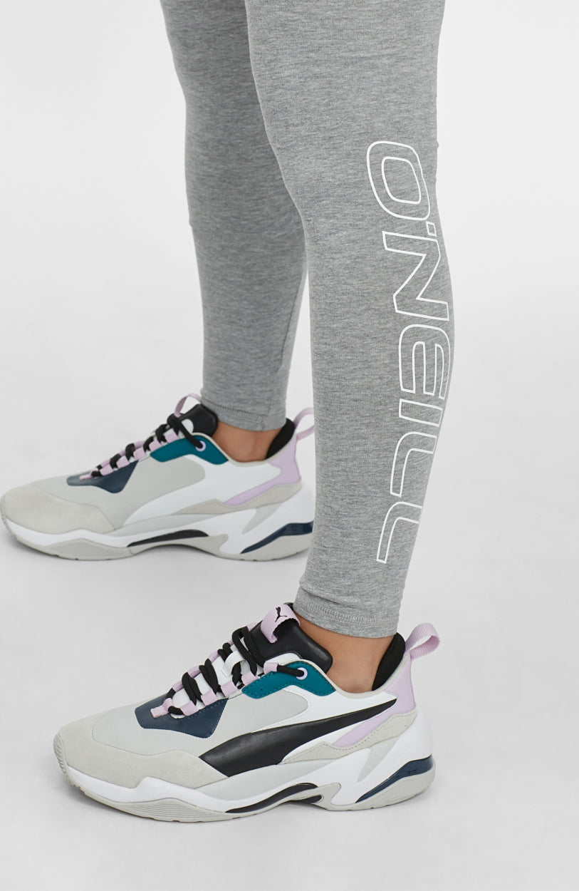 High Waist Legging | Silver Melee -A