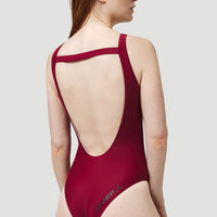 Logo High Neck Swimsuit | Nairobi -A