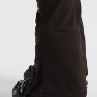 Blesses Softshell Hybrid Skinny Snow Pants | Black Out