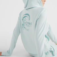 Circle Surfer Hoodie Jacket | Whispering Blue