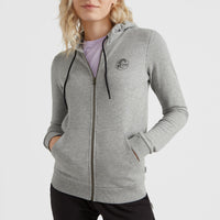 Circle Surfer Hoodie Jacket | Silver Melee