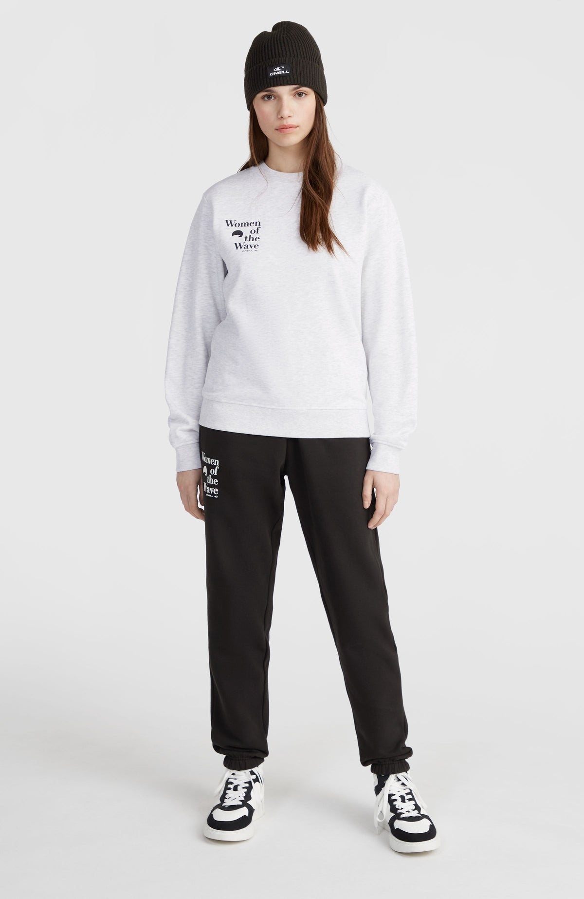 Women of the Wave Crew Sweatshirt | White Melange