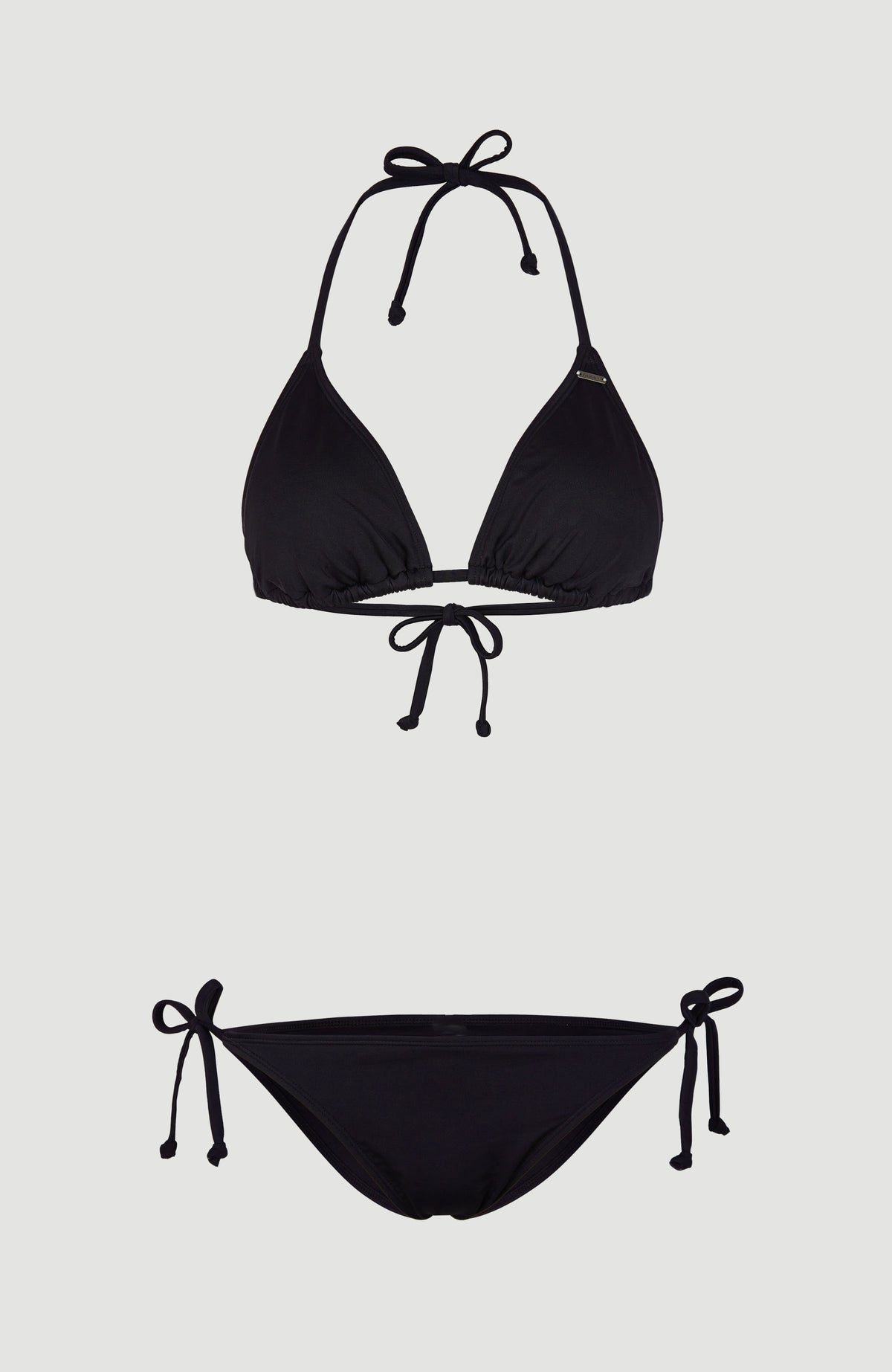 Essentials Capri Bondey Bikini Set | Black Out