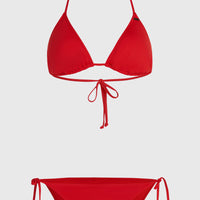 Essentials Capri Bondey Bikini Set | Red Coat