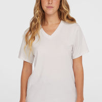 Essentials V-Neck T-Shirt | Snow White