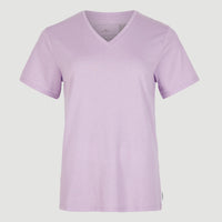 Essentials V-Neck T-Shirt | Purple Rose