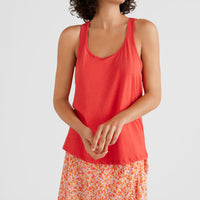 Essentials Racer Back Tanktop | Sunrise Red