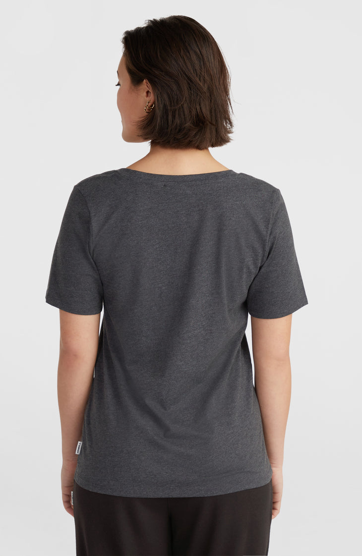 Essentials V-Neck T-Shirt | Black Out
