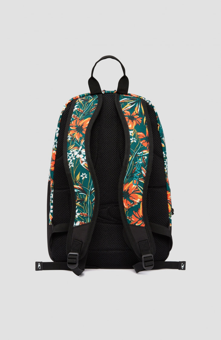 Wedge Small Backpack | Flower Wall