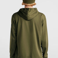 Rutile Hoodie Fleece | Forest Night