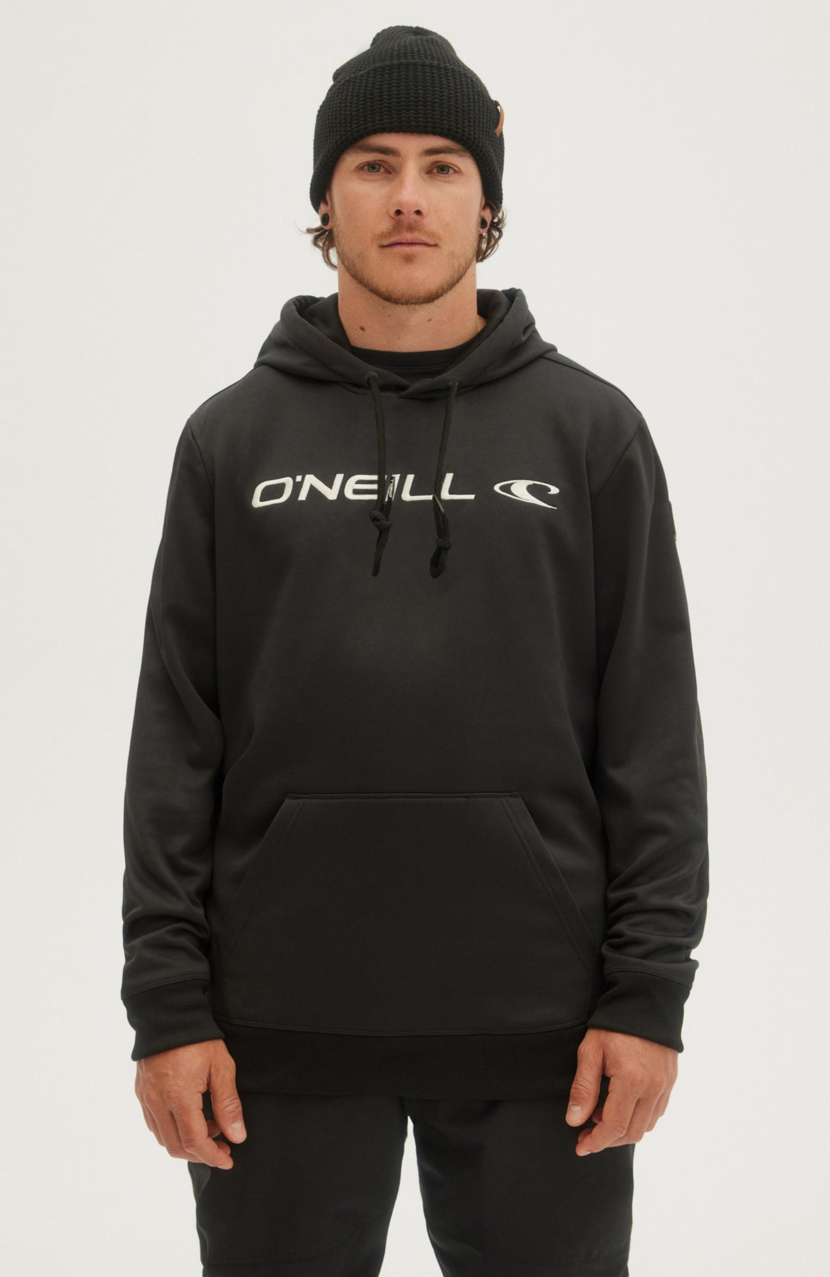 Rutile Hoodie Fleece | Black Out