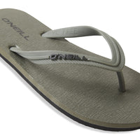 Profile Small Logo Sandals | Military Green