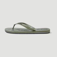 Profile Logo Sandals | Deep Lichen Green