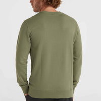 O'Neill Logo Crew Sweatshirt | Deep Lichen Green