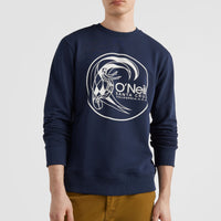 Circle Surfer Crew Sweatshirt | Ink Blue